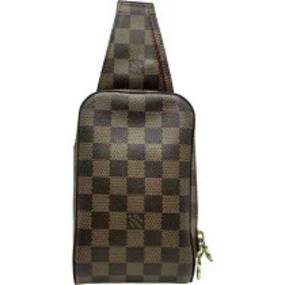 Louis Vuitton Geronimos Brown Damier Ebene Brown Waist Bag